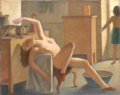 balthus - nude with cat